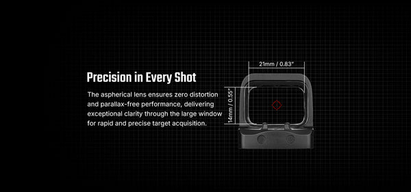 Osight S Enclosed Aspherical Red Dot Sight